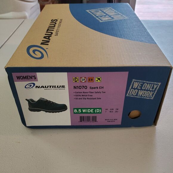 Nautilus Safety Shoes Women's 8.5 D Wide Teal Spark EH CN SR Style N1070 - Picture 15 of 16